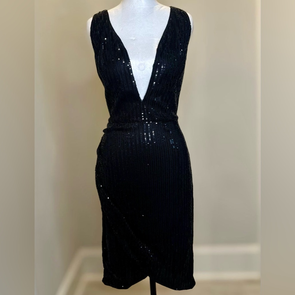 🍒Grace Karin Black Sequin Dress